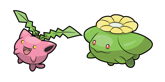 Pokemon Hoppip and Skiploom