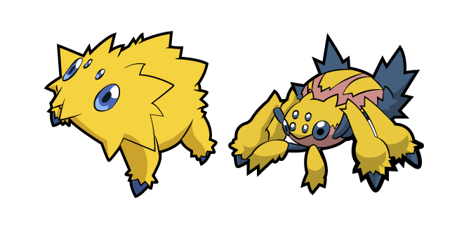 Pokemon Joltik and Galvantua