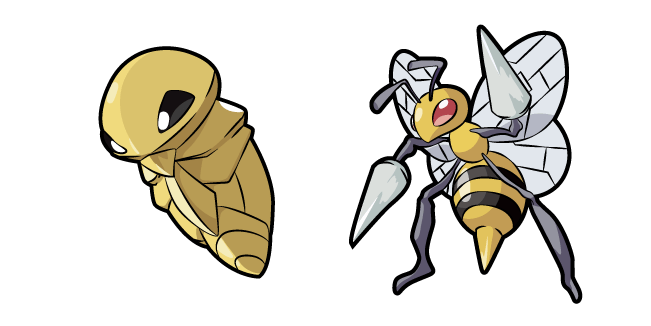 Pokemon Kakuna and Beedrill