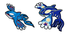 Pokemon Kyogre and Primal Kyogre