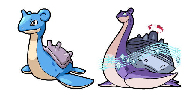 Pokemon Lapras and Gigantamax Lapras