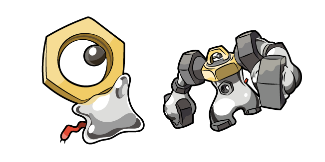 Pokemon Meltan and Melmetal