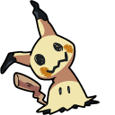 Pokemon Mimikyu Disguised and Busted Form pointer