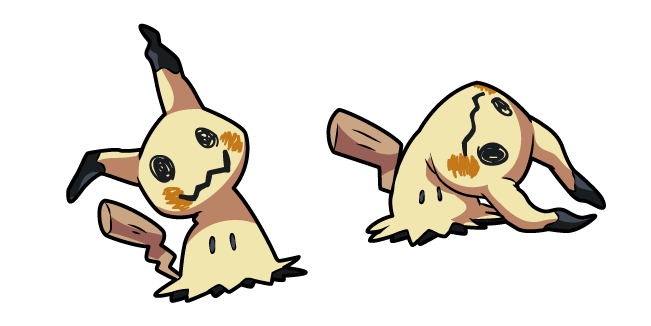 Pokemon Mimikyu Disguised and Busted Form