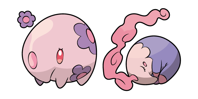 Pokemon Munna and Musharna
