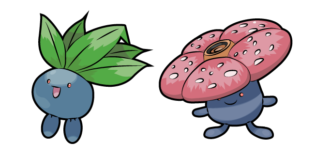 Pokemon Oddish and Vileplume