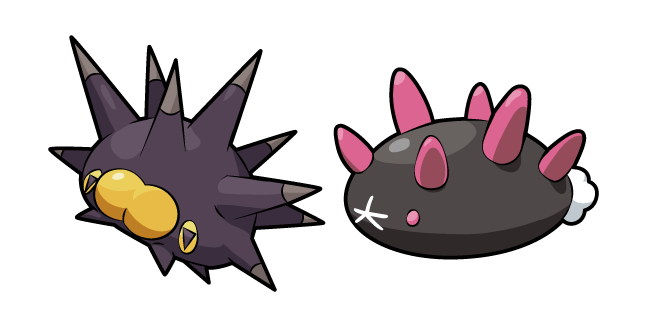 Pokemon Pincurchin and Pyukumuku