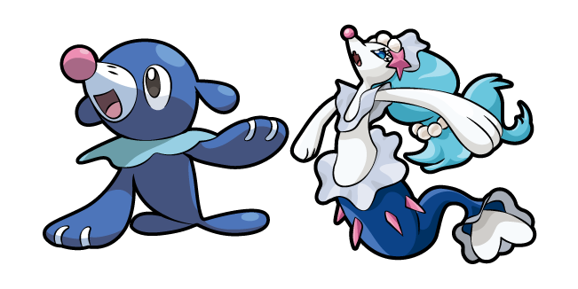 Pokemon Poplio and Primarina