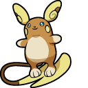 Pokemon Raichu and Alolan Raich pointer