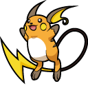 Pokemon Raichu and Alolan Raich cursor