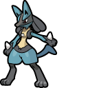 Pokemon Riolu and Lucario cursor