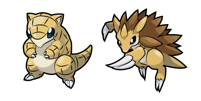 Pokemon Sandshrew and Sandslash
