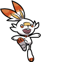 Pokemon Scorbunny and Cinderace pointer