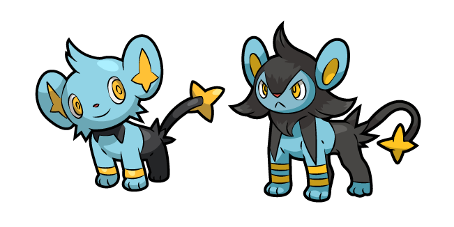 Pokemon Shinx and Luxio