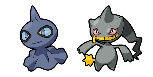 Pokemon Shuppet and Banette