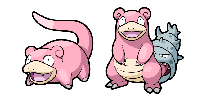 Pokemon Slowpoke and Slowbro