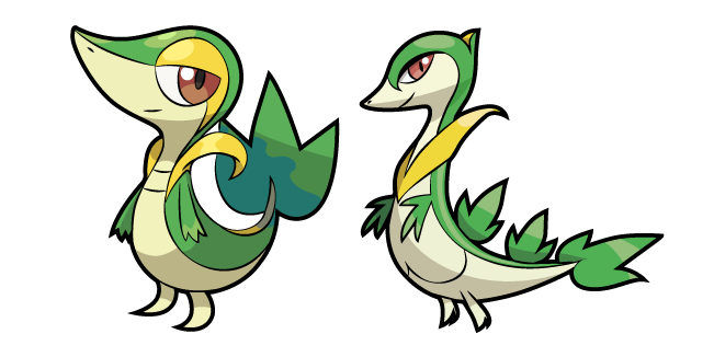 Pokemon Snivy and Servine