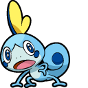 Pokemon Sobble and Drizzile pointer