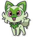 Pokemon Sprigatito and Floragato pointer