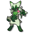 Pokemon Sprigatito and Floragato cursor