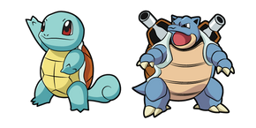 Pokemon Squirtle and Blastoise