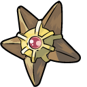 Pokemon Staryu and Starmie pointer