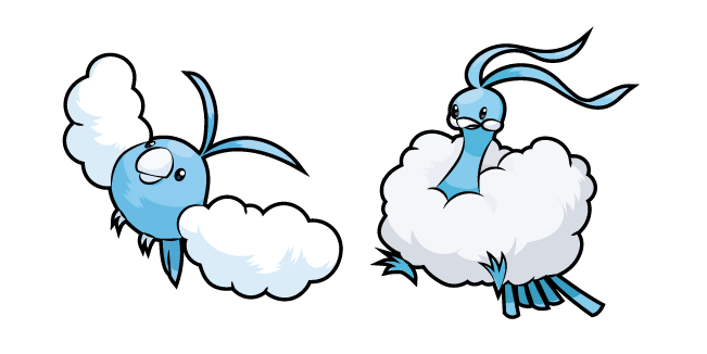 Pokemon Swablu and Altaria