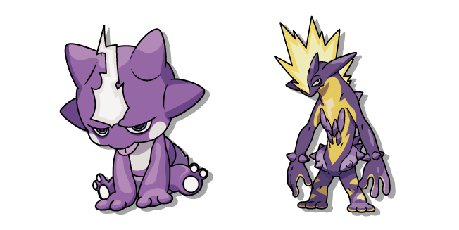 Pokemon Toxel and Toxtricity