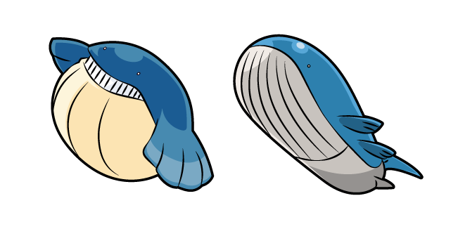 Pokemon Wailmer and Wailord