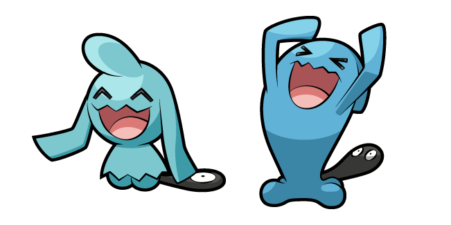 Pokemon Wynaut and Wobbuffet
