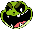 Nightmare Critters Allister Gator and Crossbones Pendant cursor