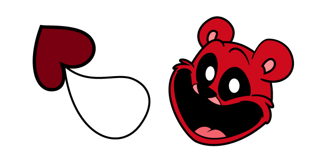 Smiling Critters Bobby BearHug and Heart Pendant