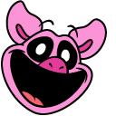 Smiling Critters PickyPiggy and Apple Pendant cursor