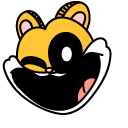 Smiling Critters Tina Tigerstripe and Diamond Pendant cursor