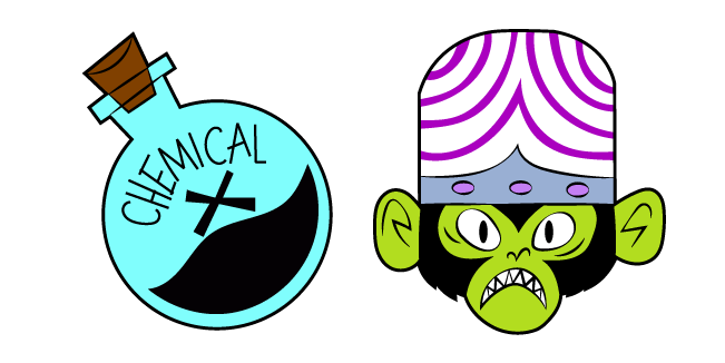 Powerpuff Girls Z Mojo Jojo and Chemical X