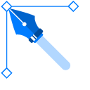 Blue Interactive Pen pointer