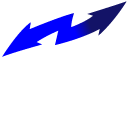 Blue Lightning cursor