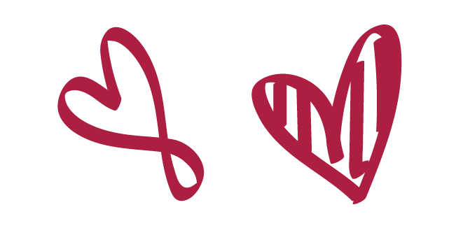 Painted Red Heart