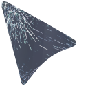 Prank Cracked Glass pointer