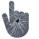 Prank Cracked Glass cursor