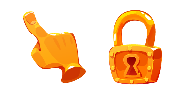 Prank Pointing Hand and Lock