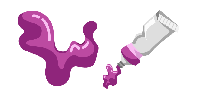 Tube of Purple Paint