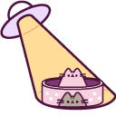 Alien Pusheen pointer