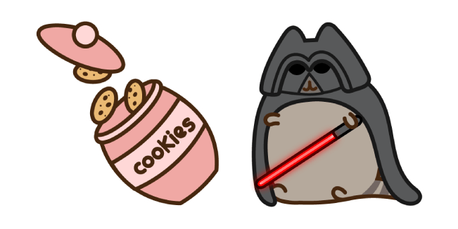 Darth Pusheen and Cookies