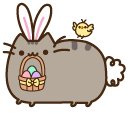 Easter Bunny Pusheen cursor