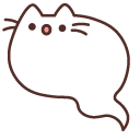 Ghost Pusheen and Candy cursor
