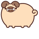 Pugsheen and Bone Treats cursor