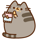 Pusheen and Chips cursor