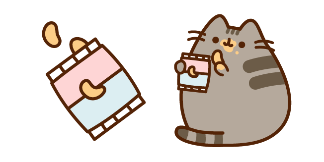 Pusheen and Chips