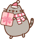 Pusheen and Christmas Presents cursor